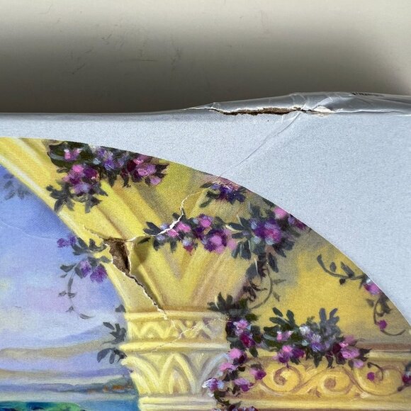 Marvelous Garden Peacock Puzzle 500 Pieces Round By Bits & Pieces Age 14+ - Picture 2 of 4